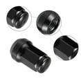 thumbnail image 3 of Unique Bargains 1 Set M12x1.5 Car Wheel Heptagon Lug Nut Acorn Cone Seat 32mm Screws with Socket Key Black, 3 of 7