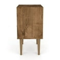 thumbnail image 6 of Manhattan Comfort Liberty Mid Century - Modern Nightstand 2.0 with 2 Full Extension Drawers in Rustic Brown and 3D Brown Prints, 6 of 9