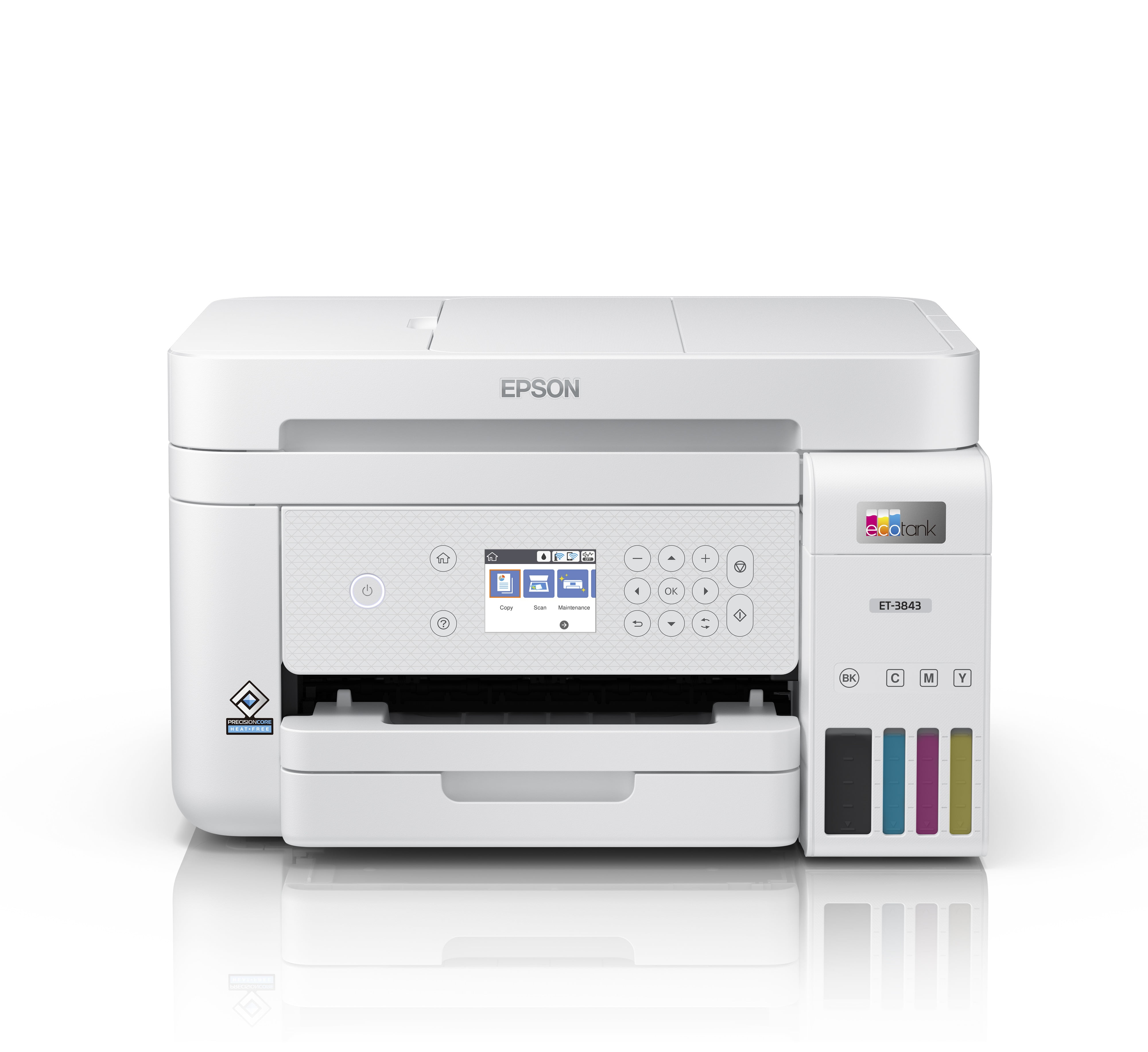 Buy Epson EcoTank ET3843 Wireless Color AllinOne CartridgeFree