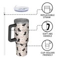 thumbnail image 4 of OBREWU Dachshund Dog Tumbler with Handle and Lid,Dachshund Dog 40oz Double Wall Vacuum Insulated Tumbler,Cups Gift for Women and Men, 4 of 7