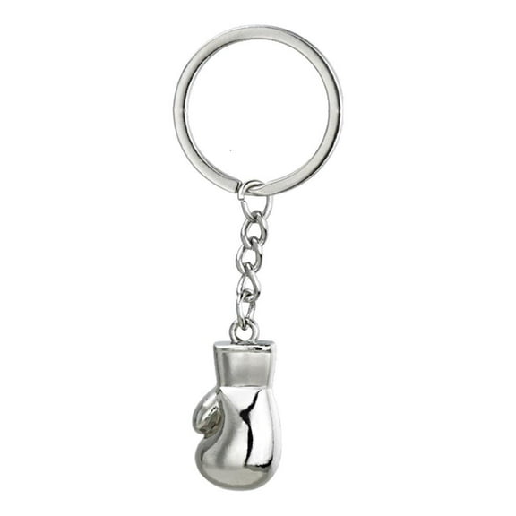 lanema Metal Exercise Keyring Unique Boxing Glove/Dumbbell/Golfs Head Fitness Keychain Decoration for Sports Enthusiasts