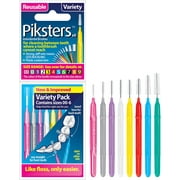 Piksters Interdental Brushes Reusable Assorted Size Pack 8 Brushes Size 00 to 6