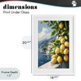 thumbnail image 4 of Stupell Industries Cottage Lemon Terrace Amalfi View White Framed Print Under Glass, 14 x 20, by Creative Studio, 4 of 8