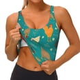 thumbnail image 4 of Lsque Hens And Rooster Printed Women'S Sports Bra, Compression, Moisture Wicking, High-Impact Sports Bra For Women,Supportive sports bra-XX-Large, 4 of 9