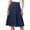Blue, variant on YUEJUIR Pleated Skirts For Women Simple Comfy Basic Solid Color Stretch A Line Flared Knee Length Skirt Plus Size Maxi Skirt Womens Maxi Skirt (Blue,M)