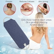 EvridWear Blue Exfoliating Back Scrubber for Shower One Size