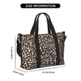 thumbnail image 2 of Travel Duffle Bag Leopard Pebbles pattern Travel Tote Bags Carry on Luggage Waterproof Weekender Bags with Top Handle Adjustable Shoulde Strap for Travel Gym, 2 of 5