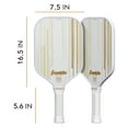 thumbnail image 2 of Franklin Sports Pro Signature Pickleball Paddles - 13mm Poly Core - Gold, 2 of 9