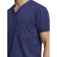 thumbnail image 6 of Scrubstar Men's Ultimate Stretch Antimicrobial Fabric Technology V-Neck Tuck-in Scrub Top WD854A, 6 of 7