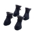 thumbnail image 1 of Methold Zapatos de lluvia impermeables para mascotas, botas de lluvia para mascotas de alta elasticidad con borde seguro, zapatos para perros Juguetes para gatos Negro, 1 of 6