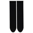 thumbnail image 2 of MRULIC socks for women Womens Girls Fashion Opaque Over Knee Thigh High Elastic Socks New Black + One size, 2 of 3