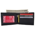 thumbnail image 3 of RFID Blocking Men's Leather ID Window Flap-Up Bifold Wallet, 3 of 25