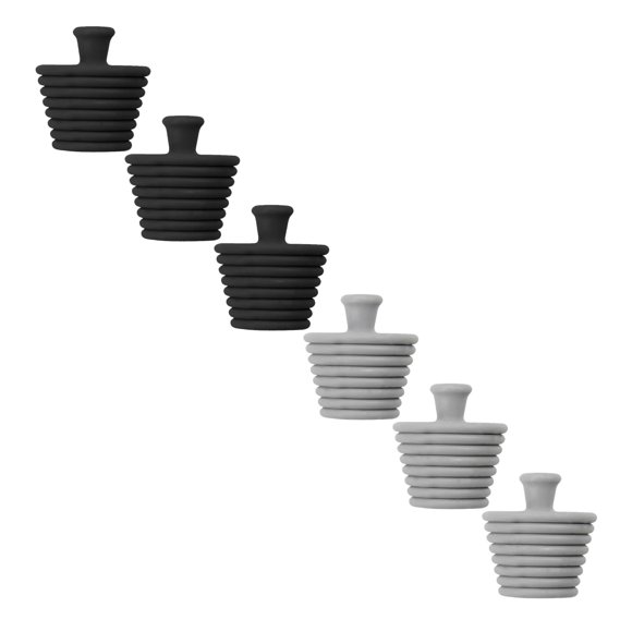 YWIYIUD 6PCS 1.2x1.2x1.77 Inch Durable and Portable Bathtub Drain Plug Practical Tub Stoppers Replacement Parts Suitable for Bathroom Kitchen Drains Bathtubs and Laundry