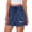 Blue, variant on cocolona Womens Summer Casual Loose Athletic Shorts Solid Color Elastic Waist Drawstring Gym Running Shorts with Pocket