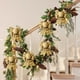 thumbnail image 1 of Decoraciones para lazos del árbol de Navidad | Lazos de envoltorio navideño de terciopelo de tela | Conjunto de 5 | Rojo Azul Amarillo Beige | 17x21cm | Adorno duradero para guirnaldas, puertas,, 1 of 6