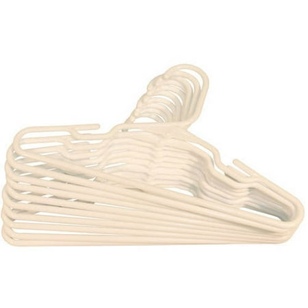 Mainstays Children's Hangers, 10 pk, White