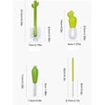 thumbnail image 3 of Juego de cepillos para limpieza de botellas, limpiador de botellas de Cactus multifuncional de 4 piezas, lindo limpiador de botellas para lavar, 3 of 5