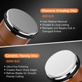thumbnail image 3 of Rolling Knife Sharpener with Diamond and Ceramic Discs 15 °   and 20 °   Magnetic Angle for Kitchen and Pocket Knives, 3 of 6
