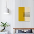 thumbnail image 3 of Nawypu Boho Beige Minimalist Wall Art Decor Prints Boho Yellow Pictures Yellow And Grey Abstract Canvas Wall Art Modern Artwork Boho Line Poster Minimalist Boho Painting Line Canvas Art, 3 of 4