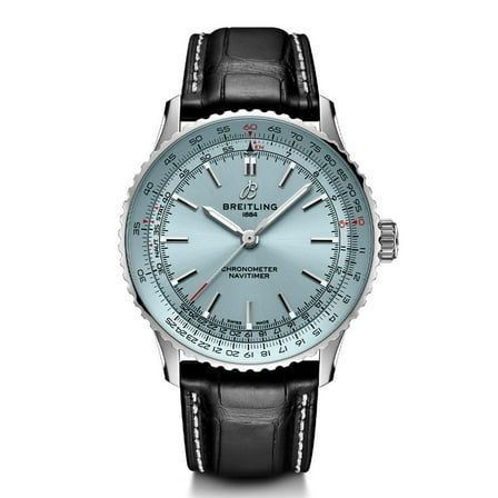 Breitling Navitimer Automatic 41 Blue Dial Leather Strap Men's Watch A17329171C1P1