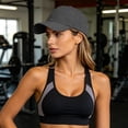 thumbnail image 5 of Karight Womens Ponytail Baseball Cap Adjustable High Messy Bun Ponycap Quick Drying Trucker Hats, 5 of 9