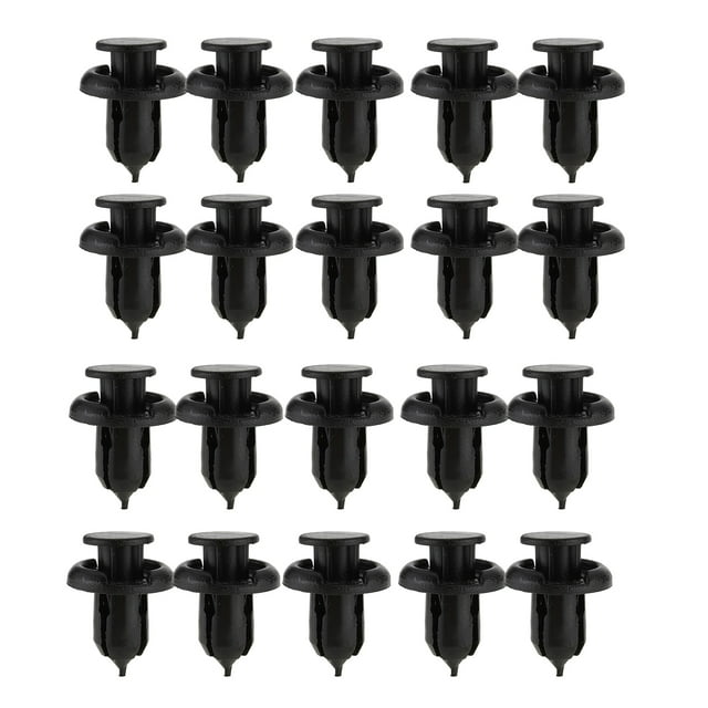 50Pcs Hole Car Bumper Fender Push Rivets Fastener Clips