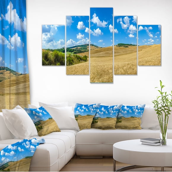 Town of Pienza Val d Orcia Italy - Impression sur Toile Paysage