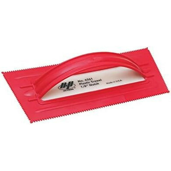 Marshalltown Trowel 1/8" V-Notch - Red