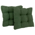 thumbnail image 1 of 19-inch Squared Microsuede Tufted Dining Chair Cushion (Set of Two), 1 of 2