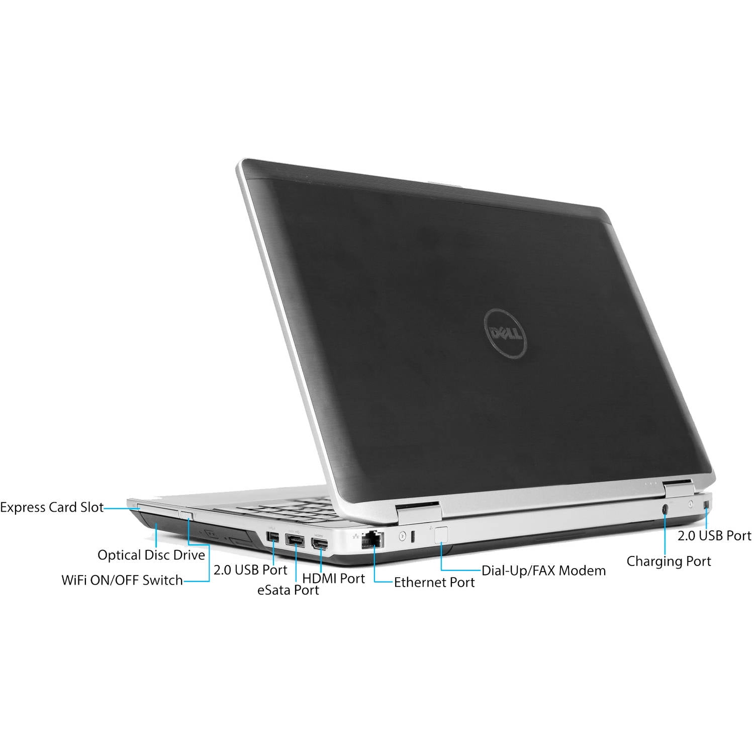 Dell Dell E6530 Laptop Intel i7 Dual Core Gen 3 16GB RAM 240GB SSD Windows 10 Professional 64 Bit