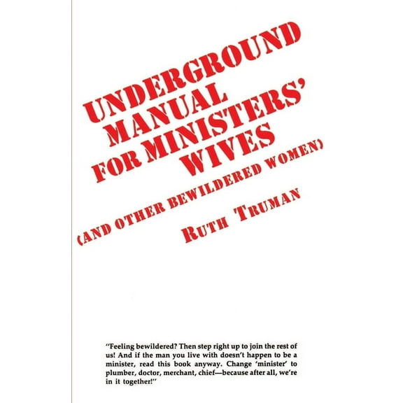 Underground Manual for Ministers' Wives (Paperback)