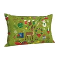 thumbnail image 2 of Kll Christmas Pillow Covers Envelope Closure,Super Soft And Cozy Fuzzy Fleece Pillow Case Cover 16"X24", 2 of 9