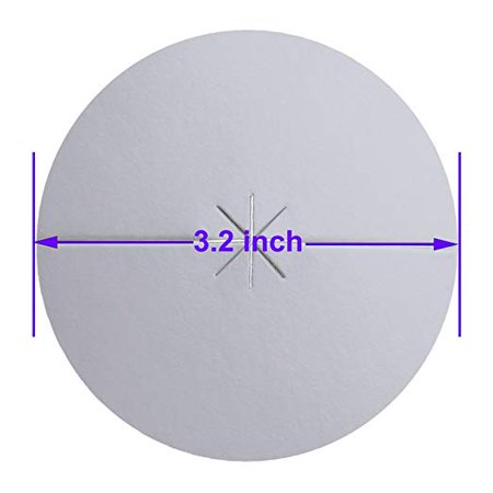 Cone Candles Wax Ear Candles Protector Discs -- AUCHEN 8cm Protector Discs of Beeswax Candling Cones Ear Candles Wax Removal, Beeswax Candle's Protective Disks (24 Pack ) ()
