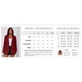 thumbnail image 6 of BTFBM Blazers for Women Spring Business Casual Clothes Open Front Oversized Winter Coats Work Office Suit Jackets, 6 of 9