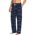 thumbnail image 6 of Logiee Hockey Players Print Pajama Pants for Men,Men’s Pajama Bottoms,Mens PJ Pants with Pockets & Button Fly-Large, 6 of 6