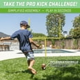 thumbnail image 3 of GoSports PRO Kick Challenge Field Goal Post Set with 2 Footballs and Kicking Tee - Life Sized Backyard Field Goal for Kids & Adults, 3 of 6