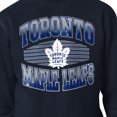 thumbnail image 3 of Men's Starter Navy Toronto Maple Leafs Team Grit Graphic Fleece Pullover Sweatshirt, 3 of 3