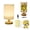 03, variant on DIY Plant Embossed Table for Lamp, USB Three-Color Charging Model, with Dimming and Touch, Handmade Material Package, Small Table Lamp Shade, for Bedroom Living Room
