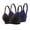 Black, variant on Womens Lace No Wire Bra Comfortable Breathable Everyday Wear Bralette 36-46B Adjustable Straps Sleepwear Nude Black 2 Pack