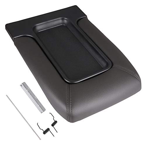 OCPTY Kit de Réparation de Couvercle de Console Centrale Auto pour 2001 2002 2003 2004 2005 2006 2007 pour GMC Sierra Silverado (Gris Foncé)