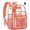 Orange, variant on Clear Backpack with TSA Lock, Heavy Duty Transparent See Through Clear Bookbag for College, Work, Travel, Casual , Orange