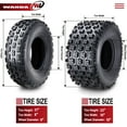 thumbnail image 4 of Set of 4 Sport Racing ATV tires 21x8-9 & 22x10-10 for 88-02 Kawasaki Bayou 220, 4 of 8