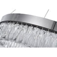 thumbnail image 3 of Bethel International LED Chandelier Chrome Stainless Steel & Crystal, 3 of 5