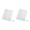 thumbnail image 2 of Wosthever Bolsa de leche de nueces con filtro de Malla reutilizable, red para café, té de la leche, fruta, zumo, vino, hierbas, filtro 80 Maschenweite 20*30cm 2Conjunto, 2 of 6