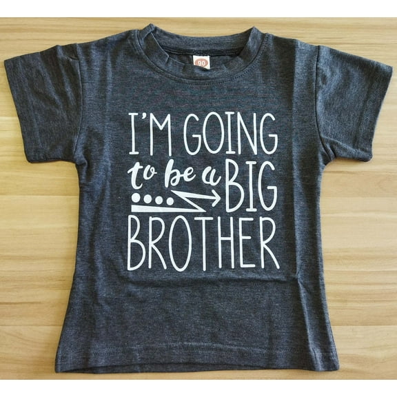 Going to be Big Brother Announcement T Shirt Toddler Baby Boys Birthday Tees Kids Short Sleeve Summer Tops, Sizes 12Months-5T