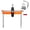 Orange | 0.5m small balancer, variant on Engine Load Leveler for Hoist - Heavy Duty 2 Ton Adjustable Crane Tool, Ball Bearing Chains, Red 0.5 Meter Compact Balance Frame, Shop Crane, Up to 1500lbs-Red