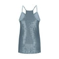 thumbnail image 7 of AKOEE Sequin Camisole Tops for Women Sleeveless Sparkle Glitter Tank Shirt Fashion Party Club Going Out Outfit (2XL, Light Blue), 7 of 7