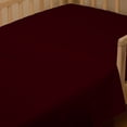 thumbnail image 2 of The Great American Store 600 Thread Count 100% Cotton Solid Flat Sheet (Pack of 6, King, Burgundy)- Top Sheets - Durable Quality - Luxury Bedding, 2 of 5