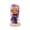 Purple, variant on Halloween Pumpkin Flower Bouquet Light, Battery Operated LED Table Decor — Spooky Ghost & Skull Lantern, Small Night Light Desktop Ornament for Indoor Covered Outdoor Fall Party
