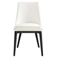 thumbnail image 6 of Modway Viscount 19" Modern Performance Velvet Dining Chair in White (Set of 2), 6 of 10